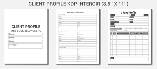 client profile details KDP interior designs