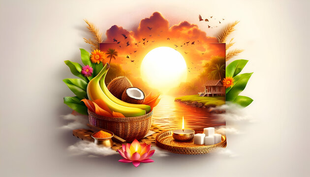 Chhath puja traditional india festival background.