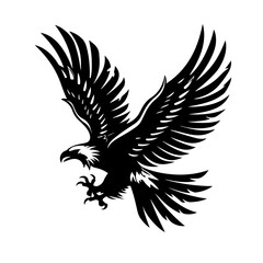 Obraz premium Eagle Attacking Vector Logo