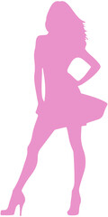 Model Girl Silhouette icon
