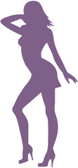 Model Girl Silhouette icon
