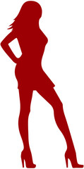 Model Girl Silhouette icon
