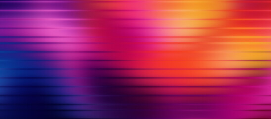 Abstract glass background. The texture of wavy glass illuminated with multi-colored light