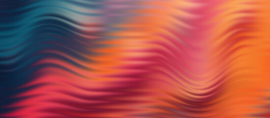 Wavy Glass Textures Illuminated with Multicolored Light: Stunning Abstract Art