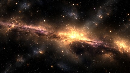 Obraz premium Cosmic Nebula Galaxy Starry Night Sky Space Background