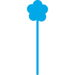 Happy birthday single vector icon