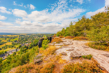 Cesko Svycarsko, Bohemian Switzerland - Tiske Steny on the North of Czech Republic