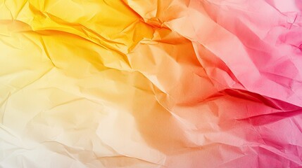 Vibrant Crumpled Paper Texture in Warm Tones