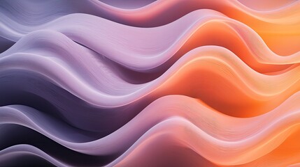 Fototapeta premium Abstract Waves of Color in Soft Pastel Hues