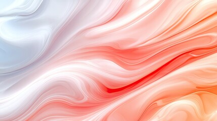 Obraz premium Flowing Abstract Waves of Soft Colors