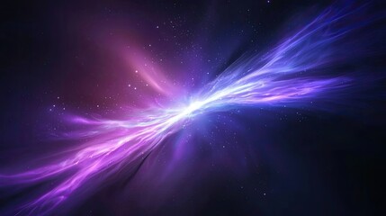 Fototapeta premium Ethereal Cosmic Burst of Colorful Energy in Space