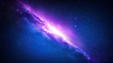 Fototapeta premium Stunning Cosmic Galaxy with Vibrant Colors and Stars