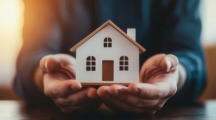 Real estate agent and clients reviewing mortgage approval conditions for home purchase