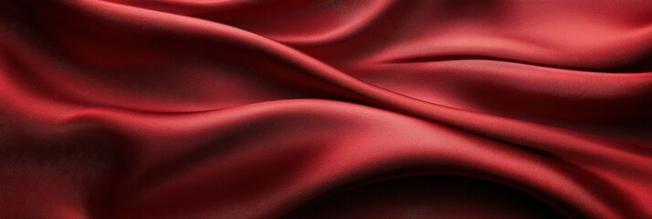 Obraz premium Red cloth texture background, red silk satin fabric, dark red color,Red luxury silk textile material background,a sumptuous burgundy silk texture 