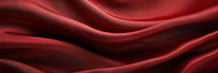 Obraz premium Red cloth texture background, red silk satin fabric, dark red color,Red luxury silk textile material background,a sumptuous burgundy silk texture 