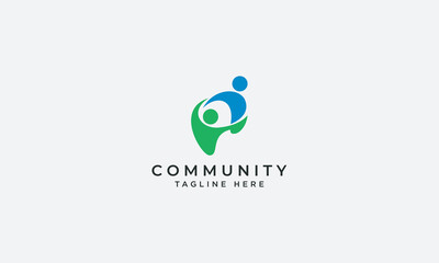 Community logo design vector template