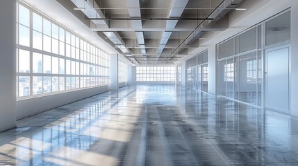 Empty office space ready for tenant customization