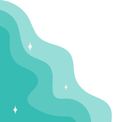 Transparent Wavy Corner