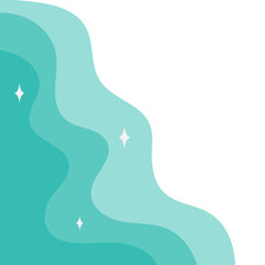 Transparent Wavy Corner