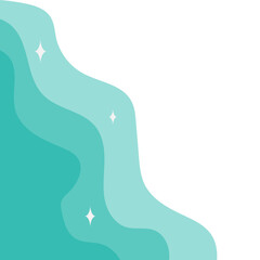 Transparent Wavy Corner