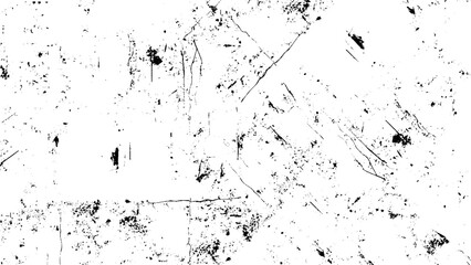 Fototapeta premium Seamless black and white texture halftone grunge scratches monochrome background vector. Dust and Scratched Textured Backgrounds.