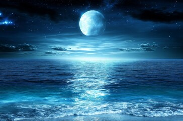 Enchanting Moonlit Sea: A Perfect Night for Romance