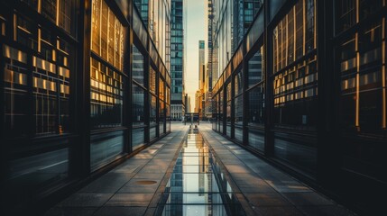 Fototapeta premium Urban landscape photography showcasing cityscapes and architecture
