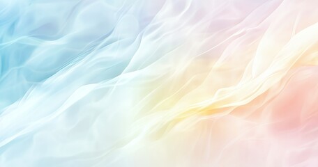 Abstract background with soft, flowing, pastel colors.