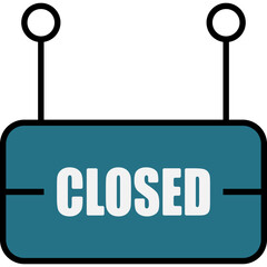 Closed Sign Icon