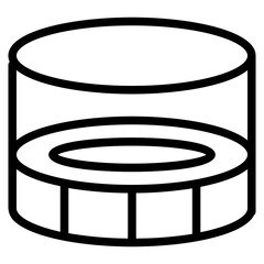 Trampoline Line Icon