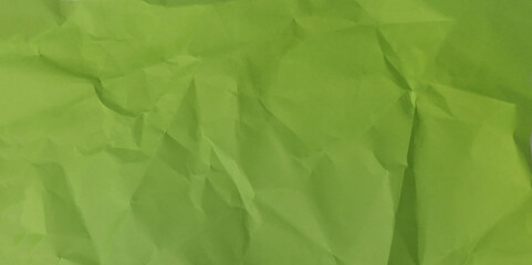 Abstract empty clean crumpled paper background vector. Elegant parrot green textile background.