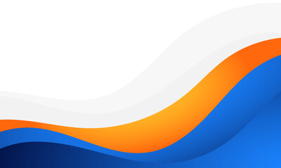 dynamic wave pattern banner background design