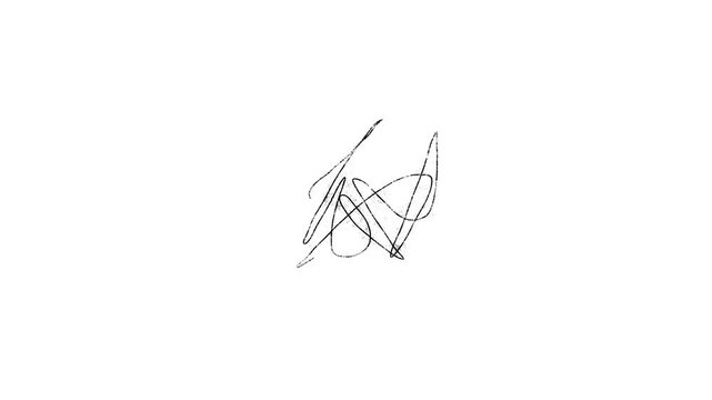 doodle or scribble animation hand drawn on white background	