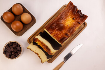 Brownies Basque Burnt Cheesecake Loaf.