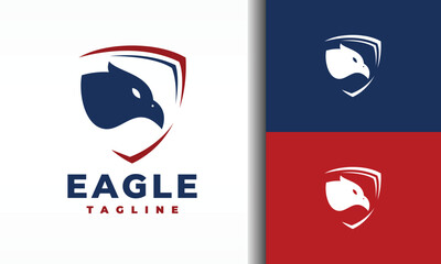eagle head shield logo