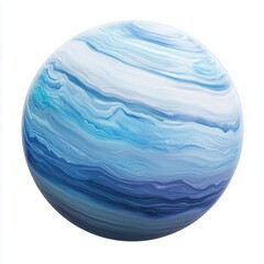 Uranus planet science education cartoon illustration white isolated