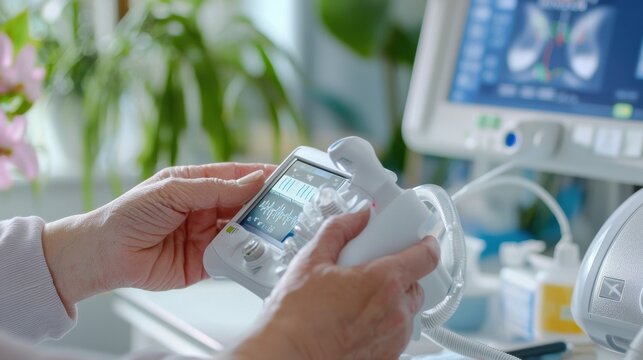 Patient effectively uses pep device to improve lung health