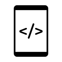 computer coding icon