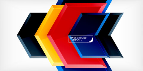 Arrow technology and business concept background. Vector Illustration For Wallpaper, Banner, Background, Card, Book Illustration, landing page