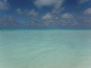 Fototapeta premium Calm sea with clear blue water