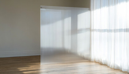 Fototapeta premium Minimalist and unique interior design in the house