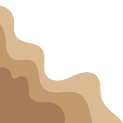 Abstract Wavy Corner