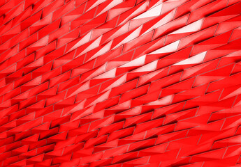 Geometric Casual Red Color Shapes and Patterns Abstract Background for Bold Designs