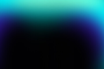 Obraz premium Dynamic gradient with colors like blue, teal, and green blending into dark hues, suitable for bold, contemporary digital artwork.