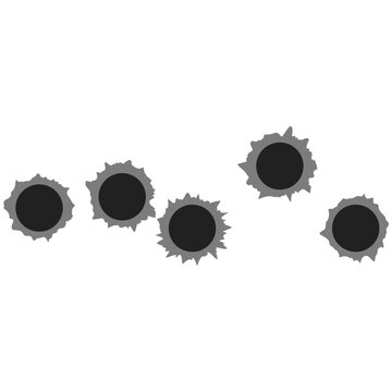 recommend clip art: Bullet Hole Vector