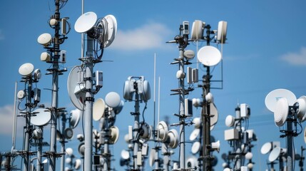 Electromagnetic Pollution: Increasing electromagnetic fields from cell phones, Wi-Fi, and power lines raise concerns about potential health issues and wildlife disruption.

