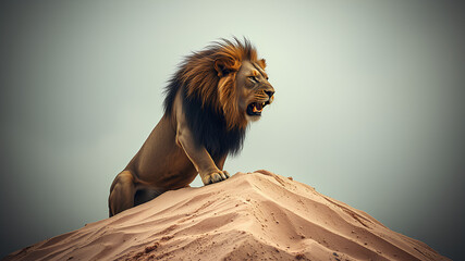 AI image generates a picture of the lion king