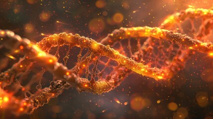 Obraz premium Carbon-Based Life: Refers to all living entities, including humans, whose essential biological molecules, such as proteins and carbohydrates, are carbon-rich. 