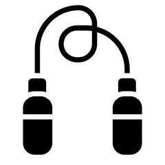 Skipping rope Solid Icon