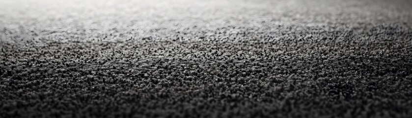 Close-up of Black Granular Surface with Shallow Depth of Field